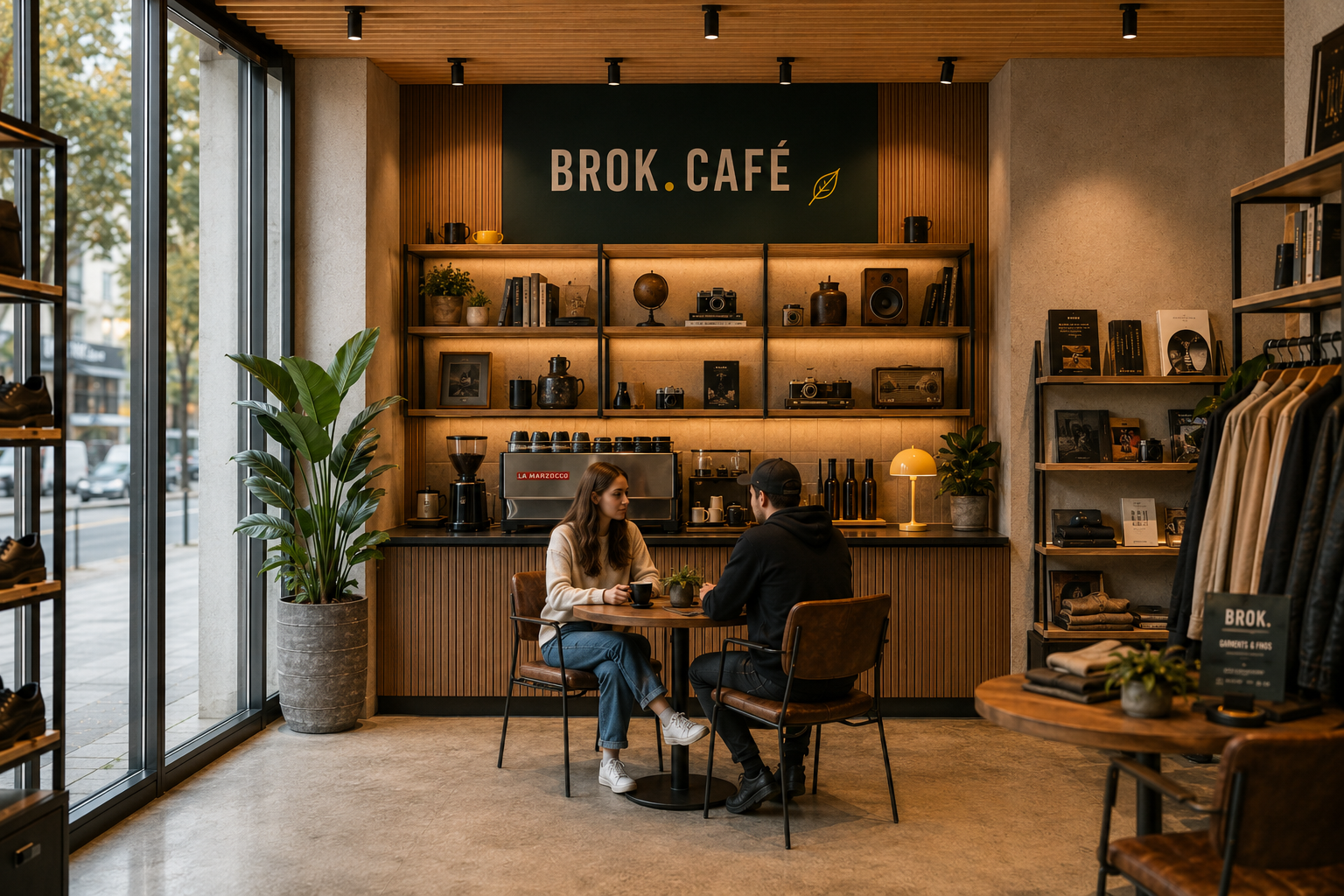 Le café-atelier BROK.