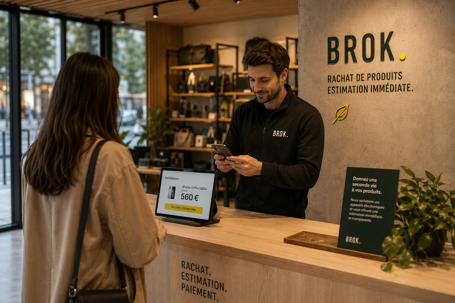 Le magasin — comptoir de rachat BROK.